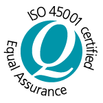 Equal Assurance – Q-Mark - ISO 45001 - Colour Normal Small (Issue 2)